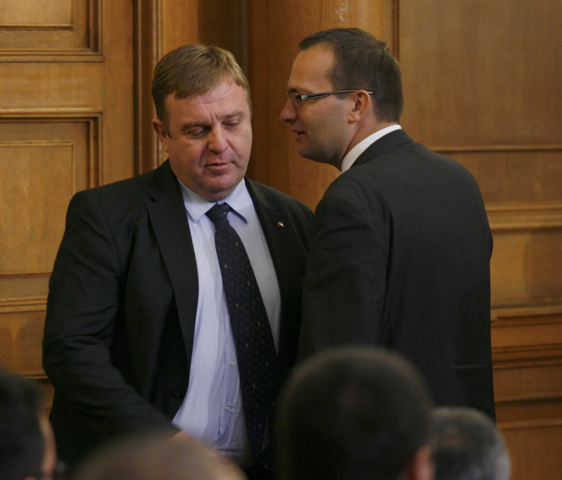 Красимир Каракачанов и Мартин Димитров