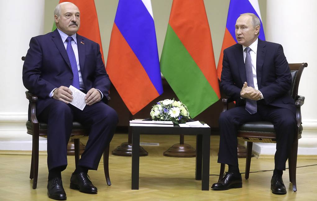 Путин и Лукашенко