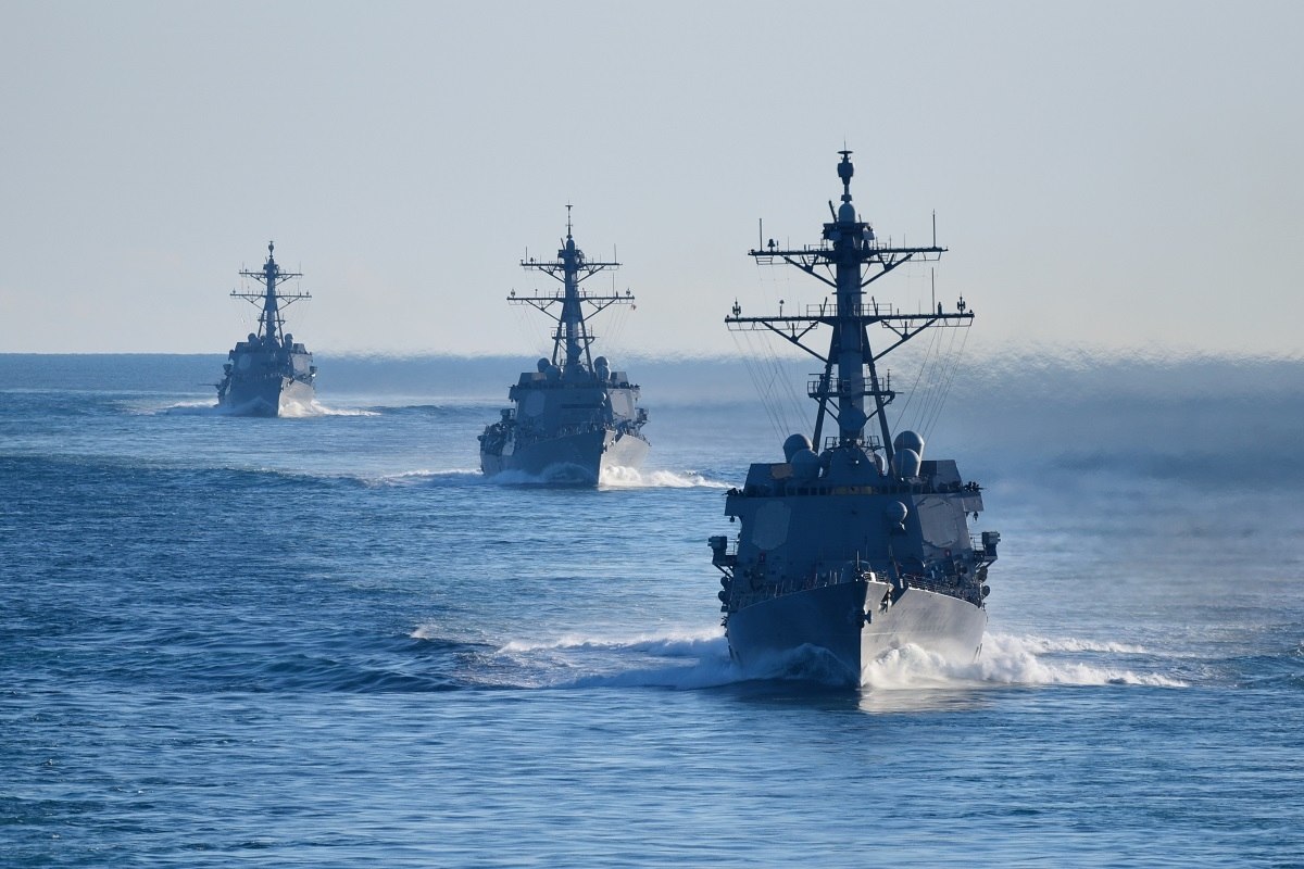американски военни кораби военен флот сащ