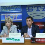 БТА Представяне на резултатите от развитието на бирената индустрия през 2014 г. Тенденциите на пазара на бира у нас през първото полугодие на 2015 г. отляво надясно: Владимир Иванов председател на УС на Съюза на пивоварите