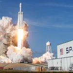Излитането на ракетата на Спейс Екс Falcon Heavy през 2018