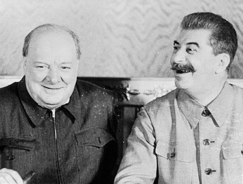 уинстън чърчил йосиф сталин