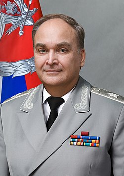 Посланикът на Русия Анатолий Антонов се върна в САЩ