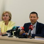 Пресконференция отчет НСЛС Юлиана Петкова Кацарова-Чорбаджиева - зам. дир НСЛС Борислав Сарафов - директор НСЛС