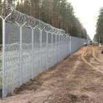 гранична ограда граница литва беларус
