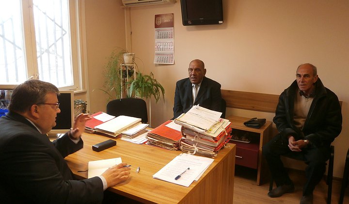 Цацаров сред народа в Девня