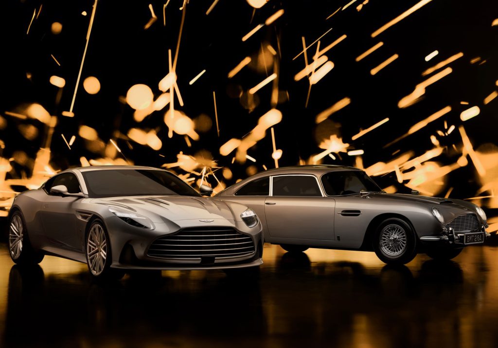 Aston Martin и Джеймс Бонд празнуват 60 години с ексклузивния DB12 Goldfinger Edition