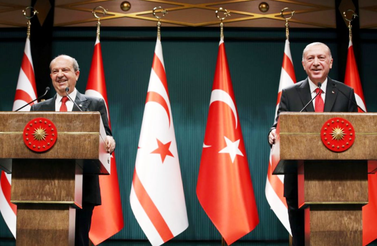 Реджеп Ердоган - Ерсин Татар - избори Северен Кипър октомври 2020