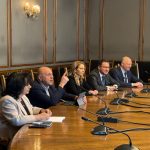 Преговорният екип на ГЕРБ-СДС за преговорите с "Демократична България" (ДБ) за правителство и съвместно управление