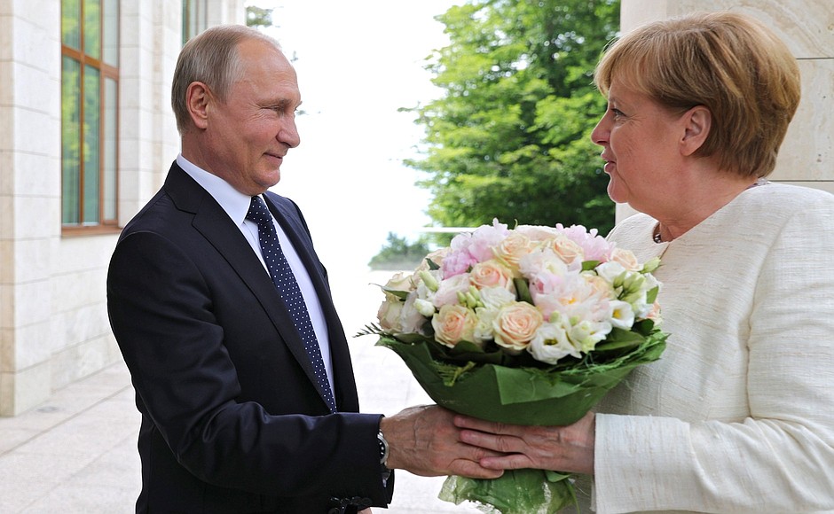 меркел путин сочи
