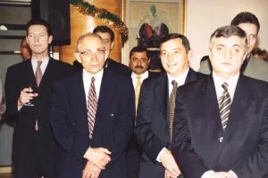 Награди "Банкер на годината" 2002Джон Шомел - Доу - ЕБВРГеорги Петров - БНБГаутам Вир - ХебросбанкПламен Петров - Токуда банкВладимир Ташков