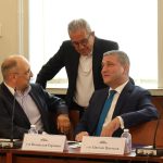 Парламент комисия по бюджет и финанси кръгла маса за въвеждане на еврото  Николай Василев Йордан Цонев Владислав Горанов
