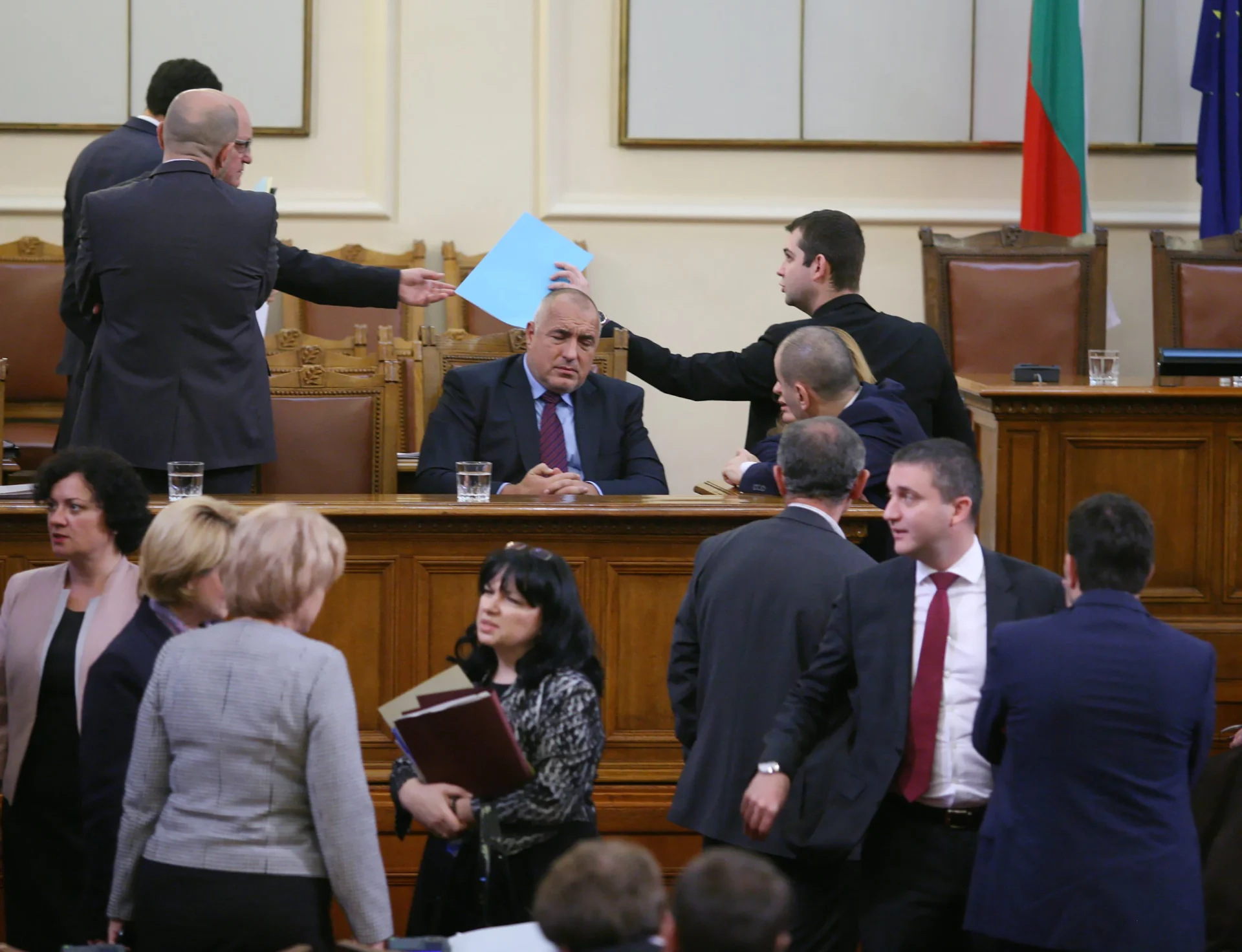 Парламент Първо четене бюджет 2015 Бойко Борисов