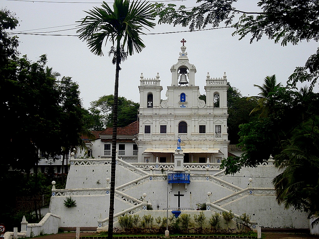 Църквата Дева Мария на непорочното зачатие ( Igreja de Nossa Senhora da Imaculada Conceição ) в град Панджим