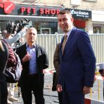 Монтиране на новата пергола на площад Славейков Здравко Здравков главен архитект на София