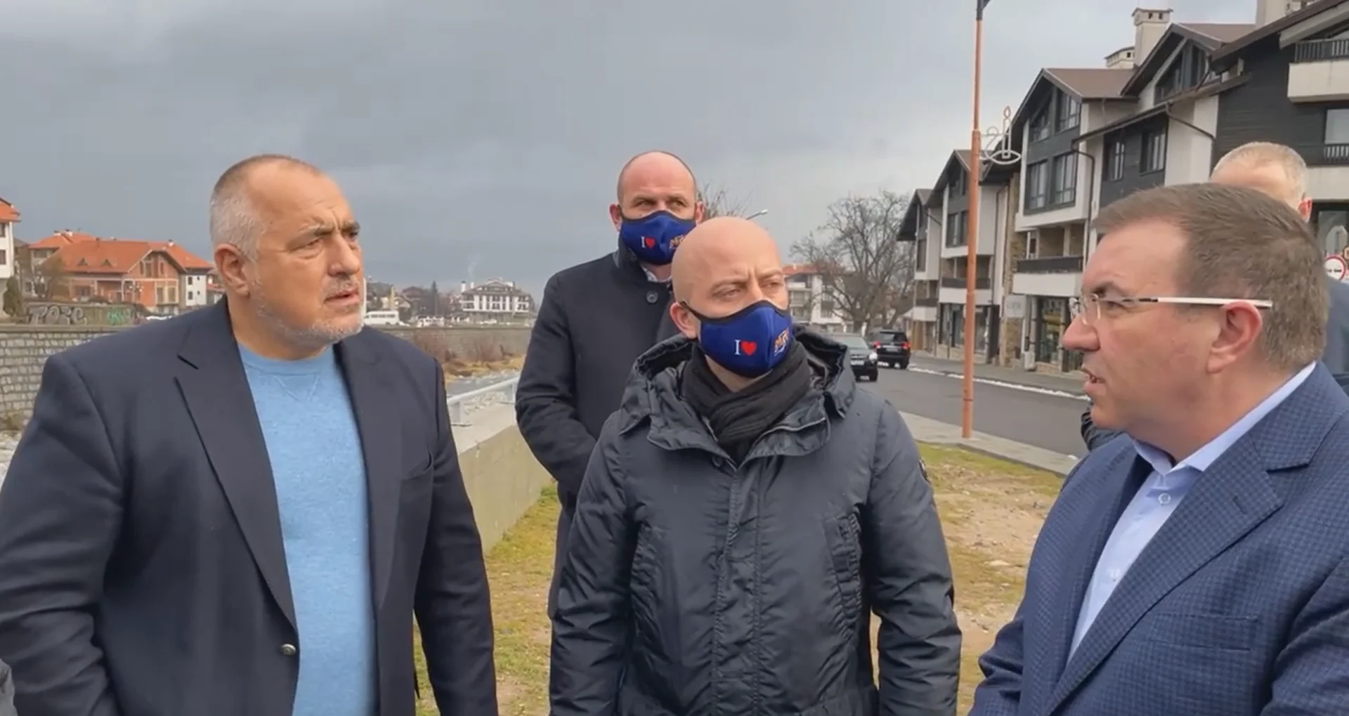 Борисов и Костадин Ангелов в Банско