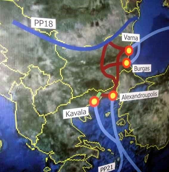 железопътен коридор Sea2Sea: "Солун-Кавала-Александруполис-Бургас-Варна-Русе" между България и Гърция