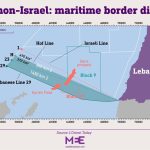 израел ливан морска граница газови находища източно средиземноморие (Middle East Eye)