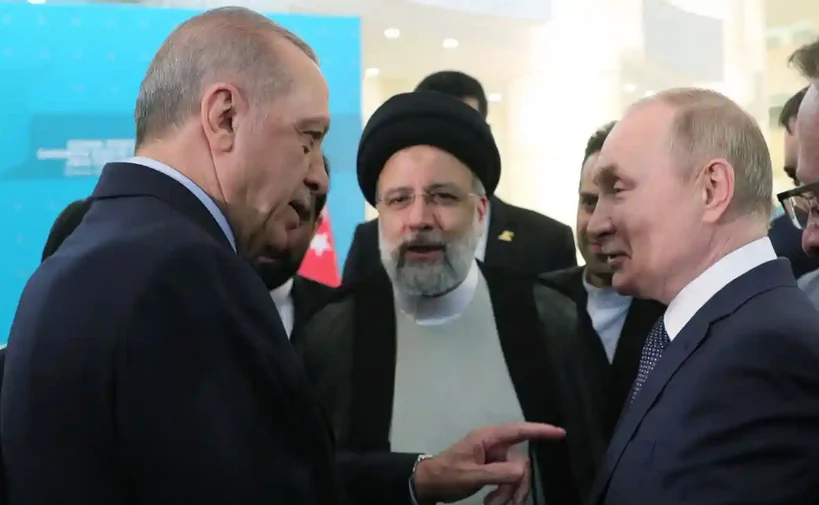 Путин и Ердоган в Техеран