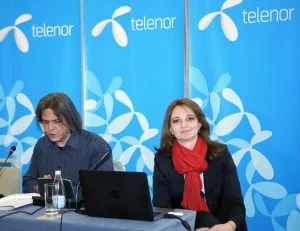 пресконференция за представяне на резултати от осъществяването на проект „Теленор България в подкрепа на младежката заетост" ръководител на проекта Лилия Владимирова – мениджър на „Център за предоставяне на HR услуги“ на Теленор
