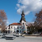 Старата поща и Часовниковата кула в Пазарджик