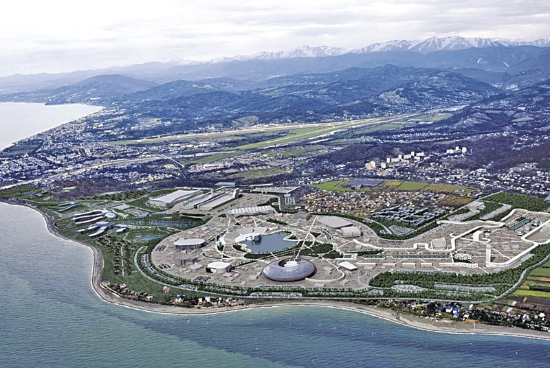 Олимпийското градче е почти недостижимо за терористите.