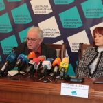Пресконференция на ЦИК Цветозар Томов Росица Матева