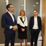 Министерство на иновациите и растежа Даниел Лорер среща с представители на Асоциацията на банките в България и Фонда на фондовете Даниел Лорер Диана Митева Мартин Гиков
