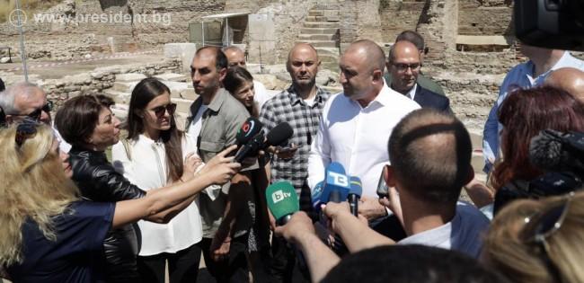 Румен Радев в Петрич
