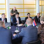 министърът на икономиката Кирил Петков и сръбският му колега г-жа Анджелка Атанаскович