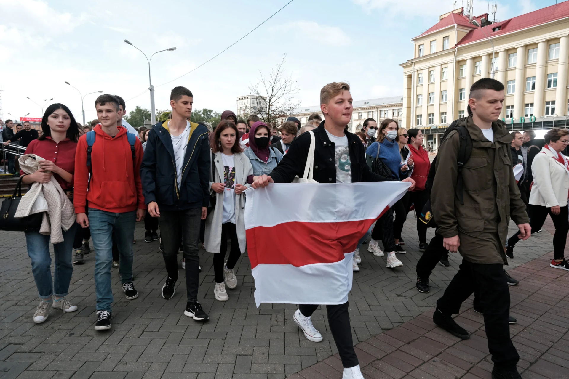 беларус беларуски протестиращи студенти протест