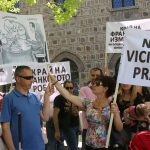 Протест на хора с ипотеки в швейцарски франкове