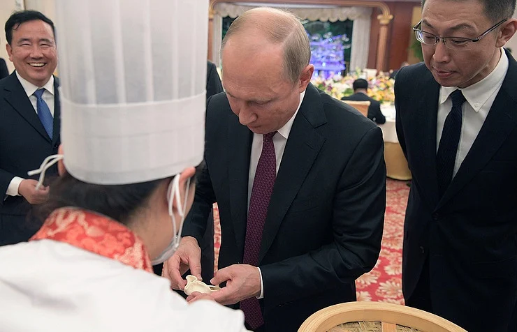 путин китай китайска храна