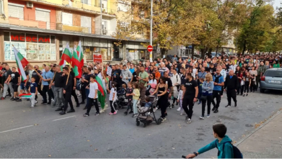 протест, Харманли, бежанския лагер, мигранти