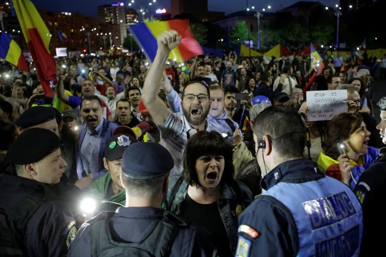 румъния протест