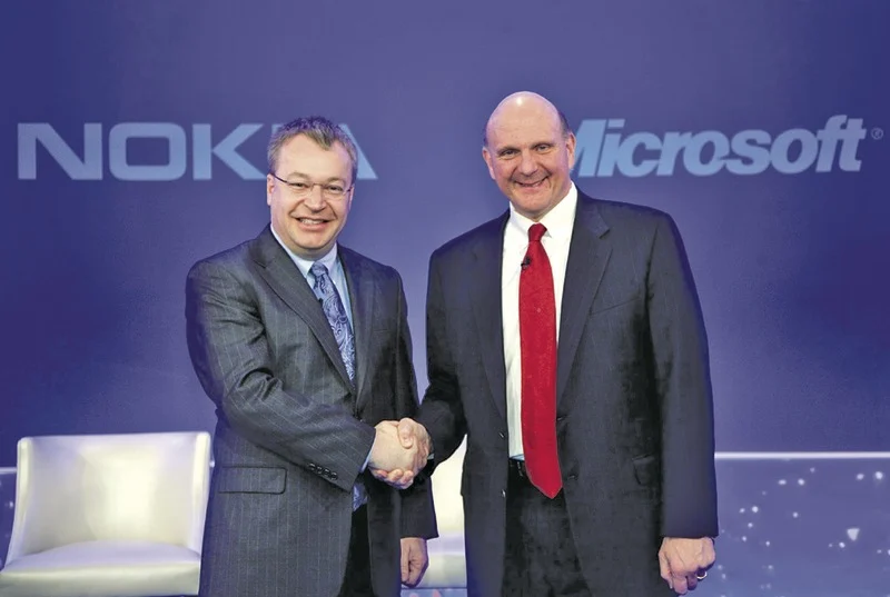 Купувайки телефонния бизнес на Nokia
