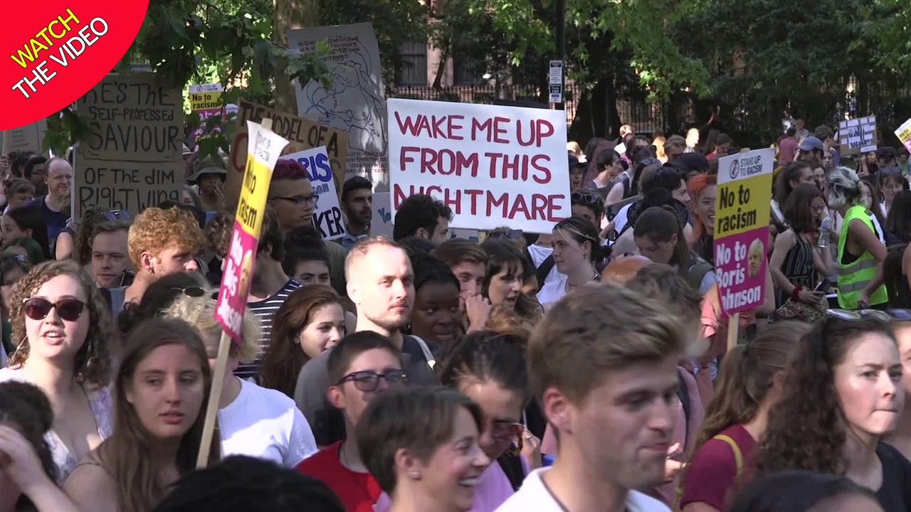 лондон протест
