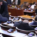 Парламент - Избор на мин. на правосъдето Екатерина Захариева депутат спи спящ