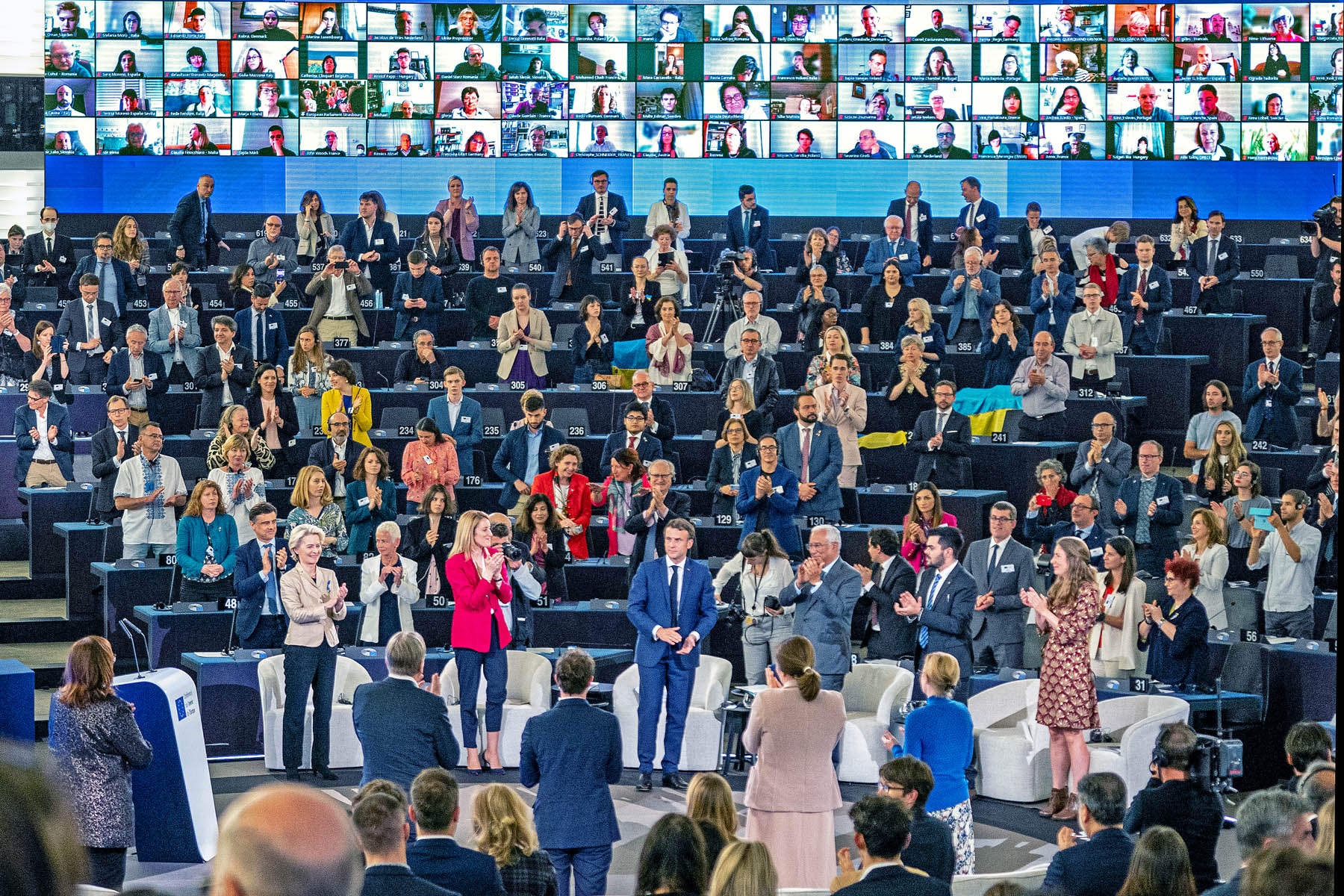 заключителната церемония на Конференцията за бъдещето на Европа