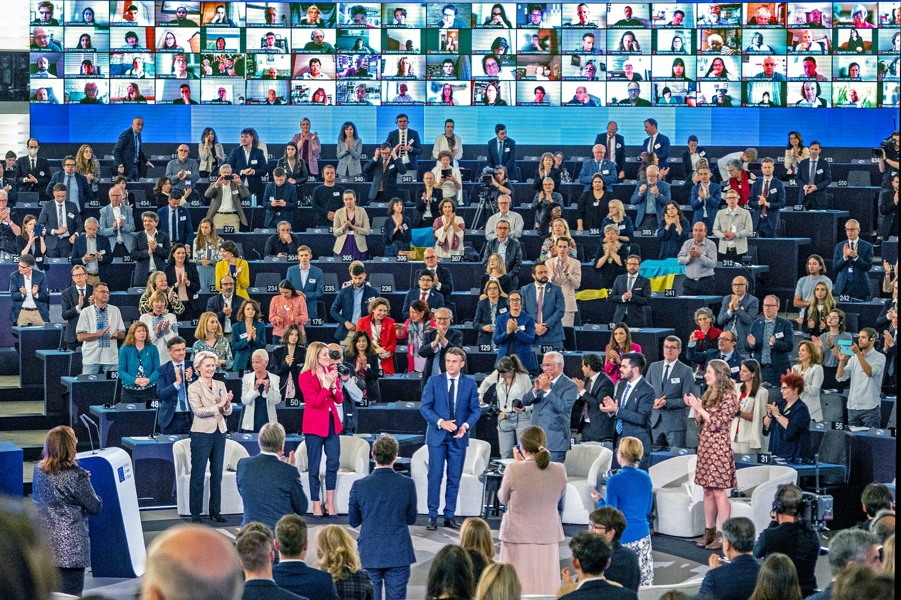 заключителната церемония на Конференцията за бъдещето на Европа