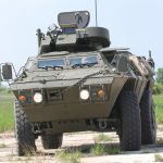 Представяне на нов танк военни войници полигон