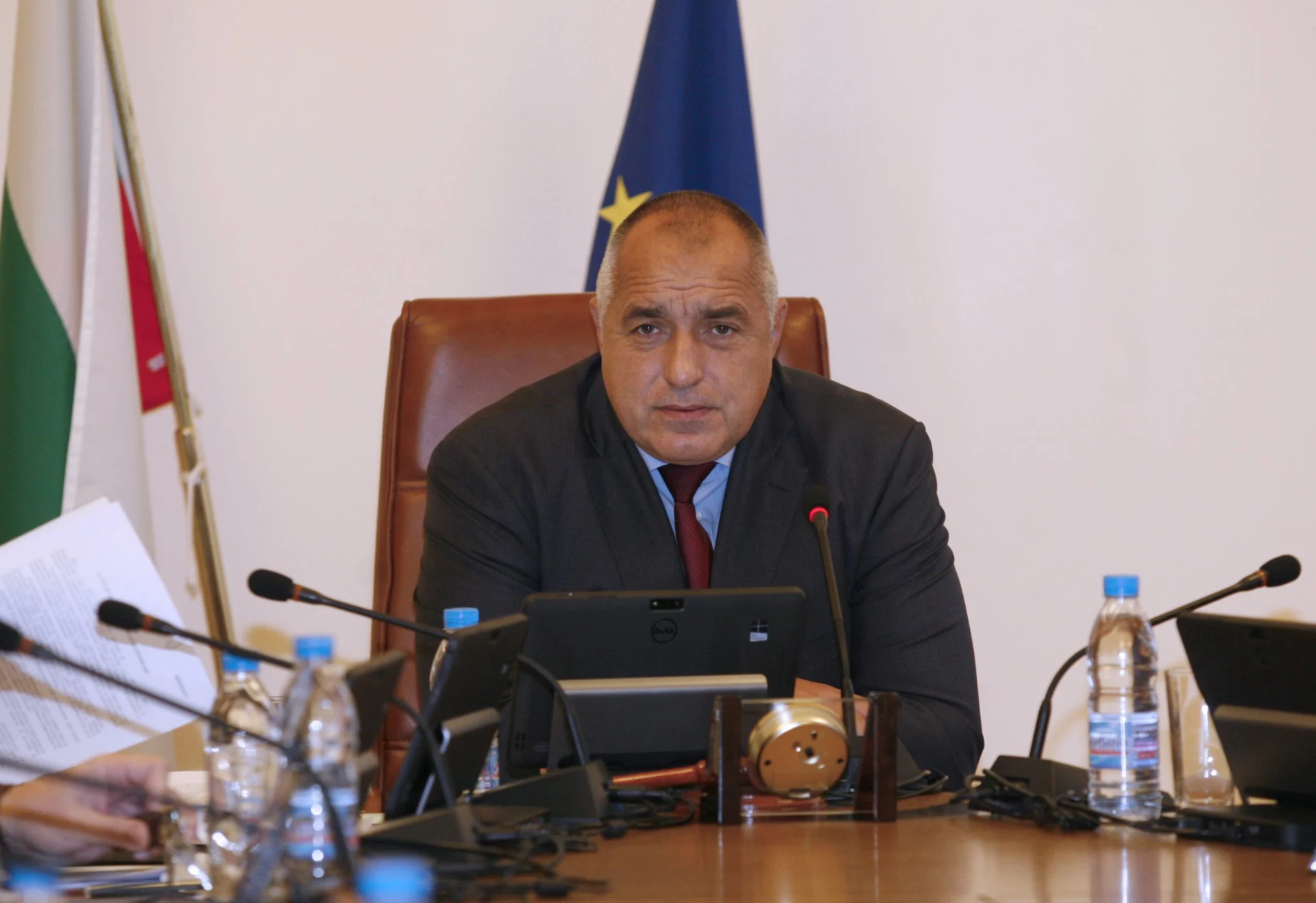 Бойко Борисов на заседание на Министерския съвет