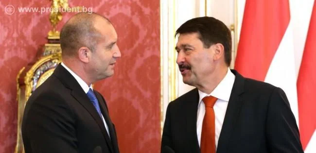 Румен Радев и Янош Адер
