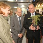 Откриване на най-големите за мебелната индустрия изложения в България Техномебел и Светът на мебелите в Интер Експо Център Любен Петров - зам. мин. на икономиката Георги Костов - зам. мин. на земеделието и храните