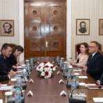 Президентът Румен Радев се срещна с посланика на Великобритания у нас Натаниел Копси