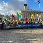 киев украйна шествие демонстрация срещу война