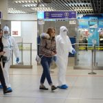 Учение на летище София за болни от коронавирус