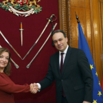 Драгомир Заков и италианският посланик Джузепина Дзара