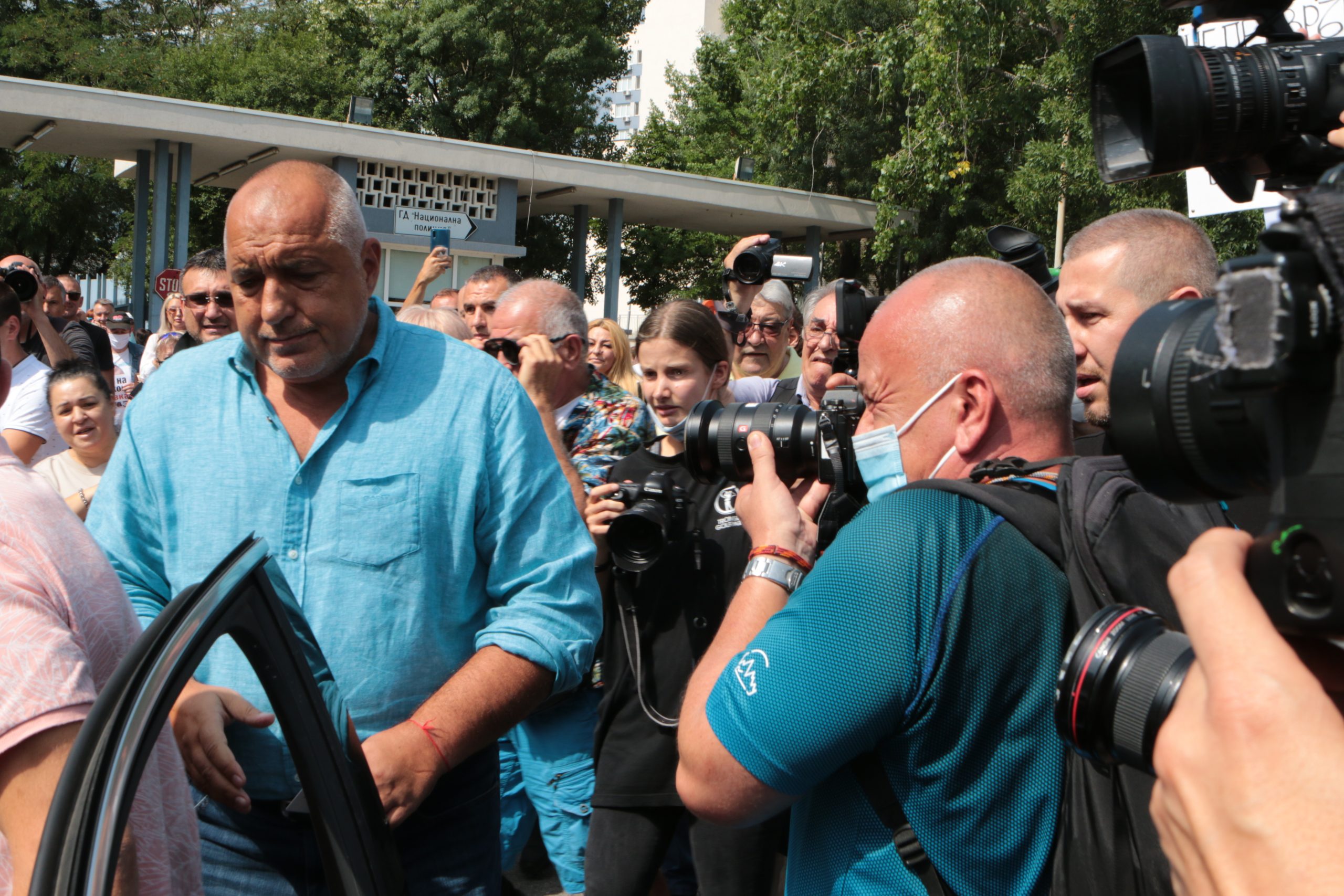 Бойко Борисов на разпит в национална полиция