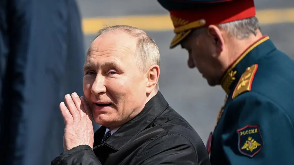путин 9 май 2022 (АФП)